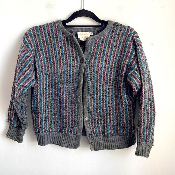 Pendleton Sweaters - Vintage Country Sophisticates by Pendleton cropped button down knit cardigan  S
